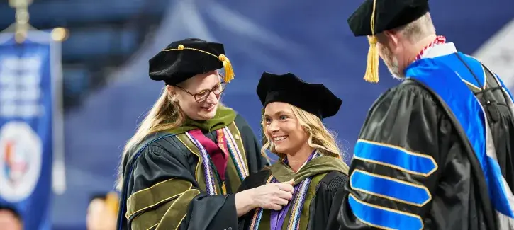 School of Health Professions commencement ceremony.