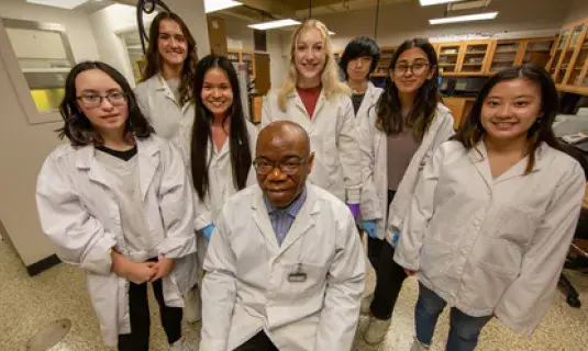 Dr. Ekpenyong and research students