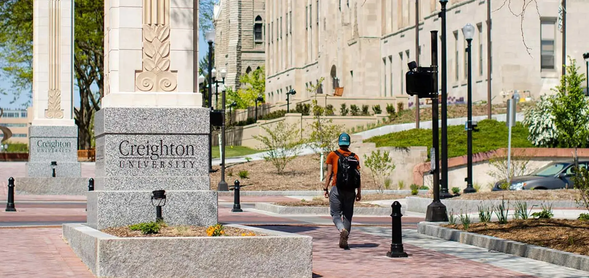 Creighton campus mall
