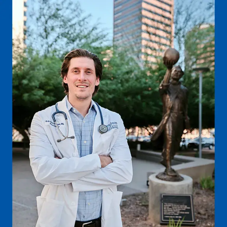 Creighton medical school graduate Erik Steinberger 