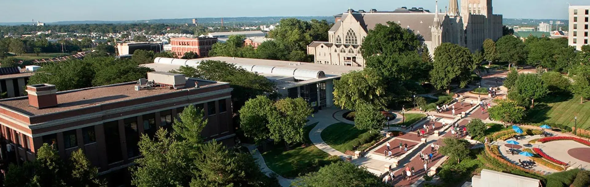 Creighton Campus From Sky View