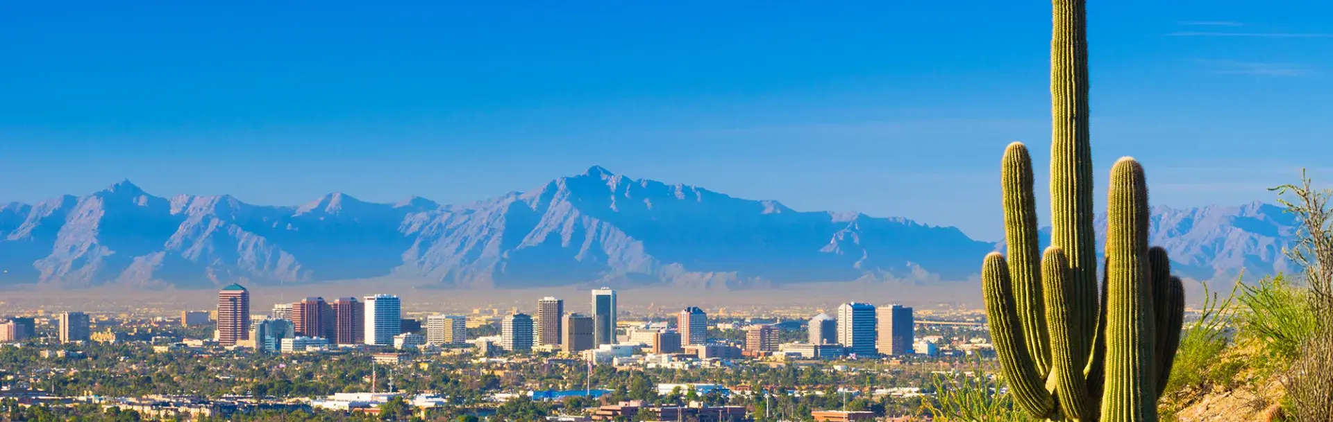 Landscape photo of Phoenix skyline