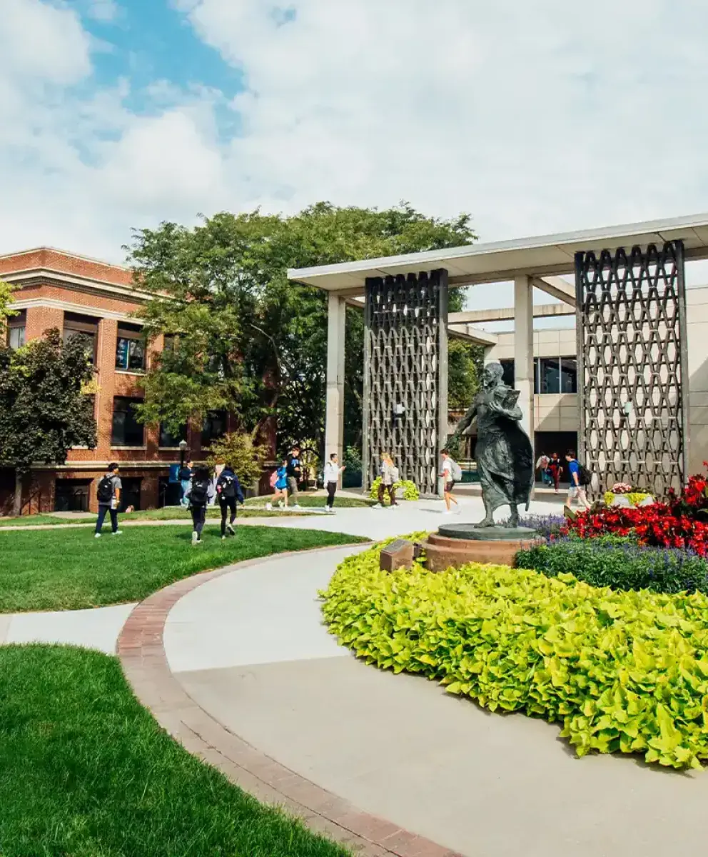 Exterior view of Success Center at Creighton