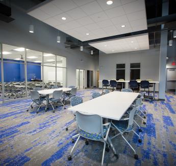 Community learning space in the Highlander Accelerator