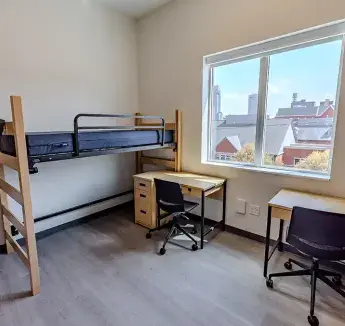 Magis Hall bedroom area