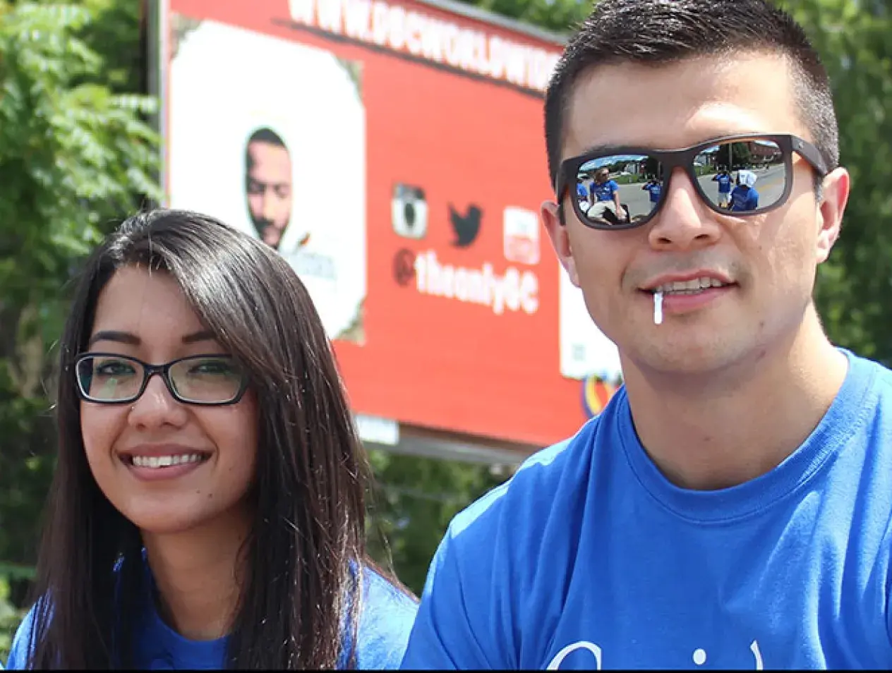 HS-MACA students on campus