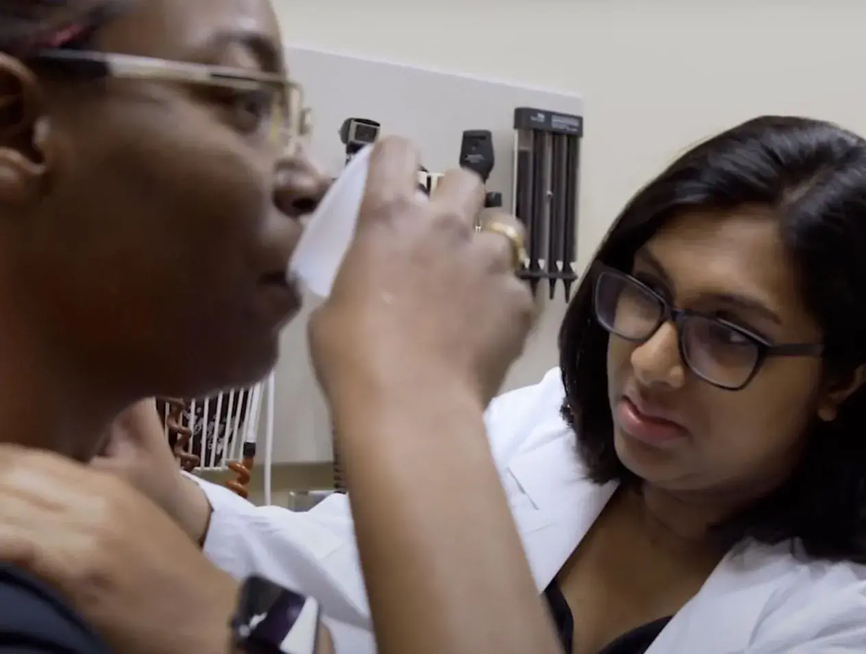 Endocrinology Fellow with patient