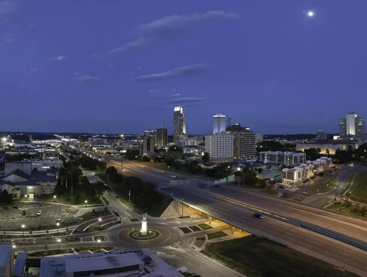 Omaha campus skyline