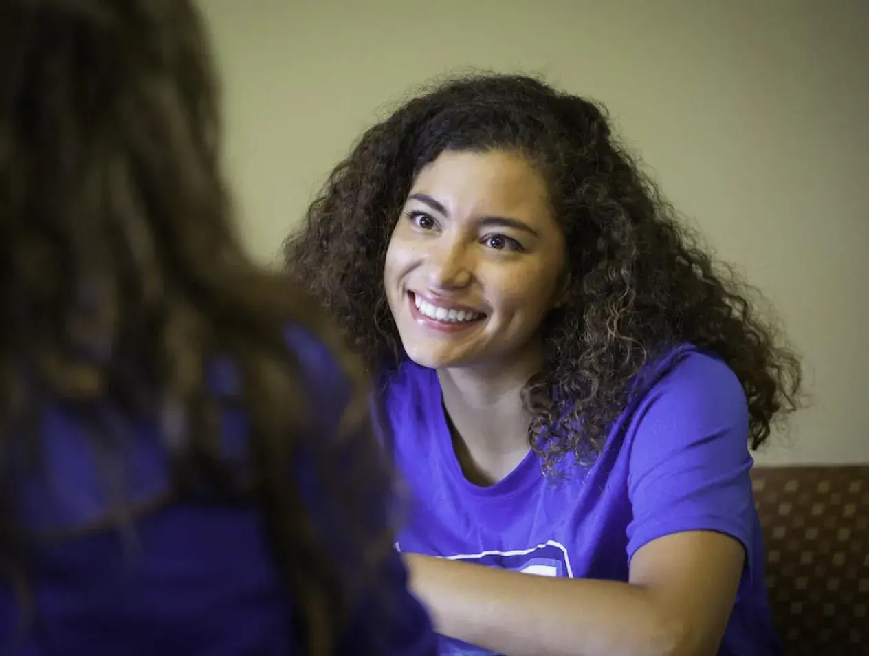 TRiO student smiling