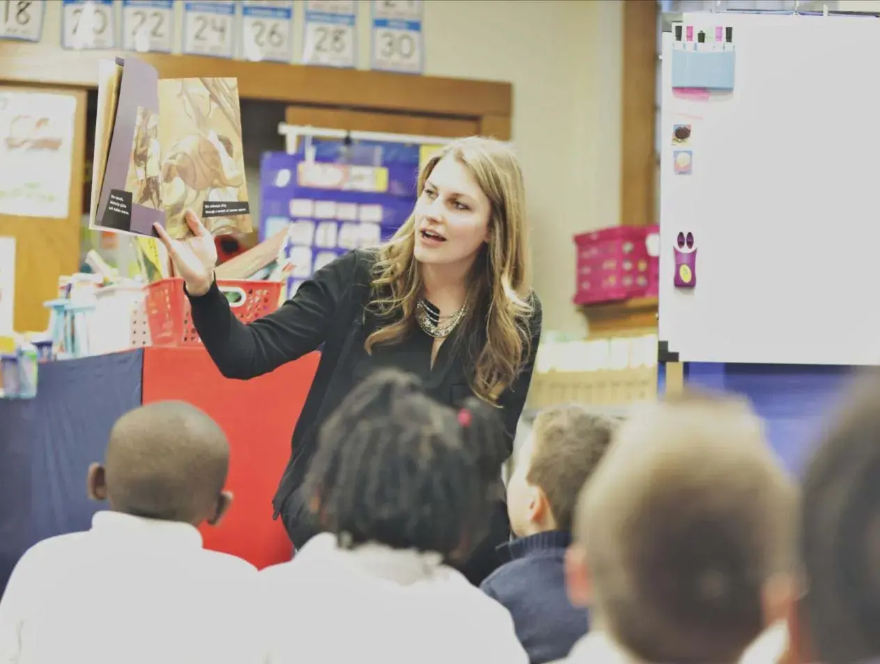 Teacher in classroom