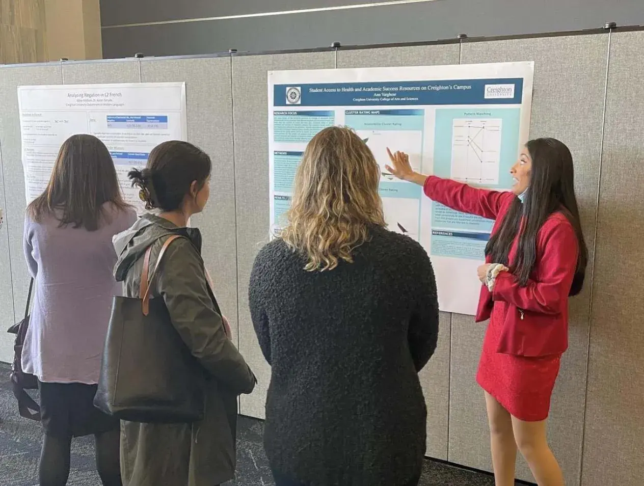 Honors Student presents research at Honors Day.