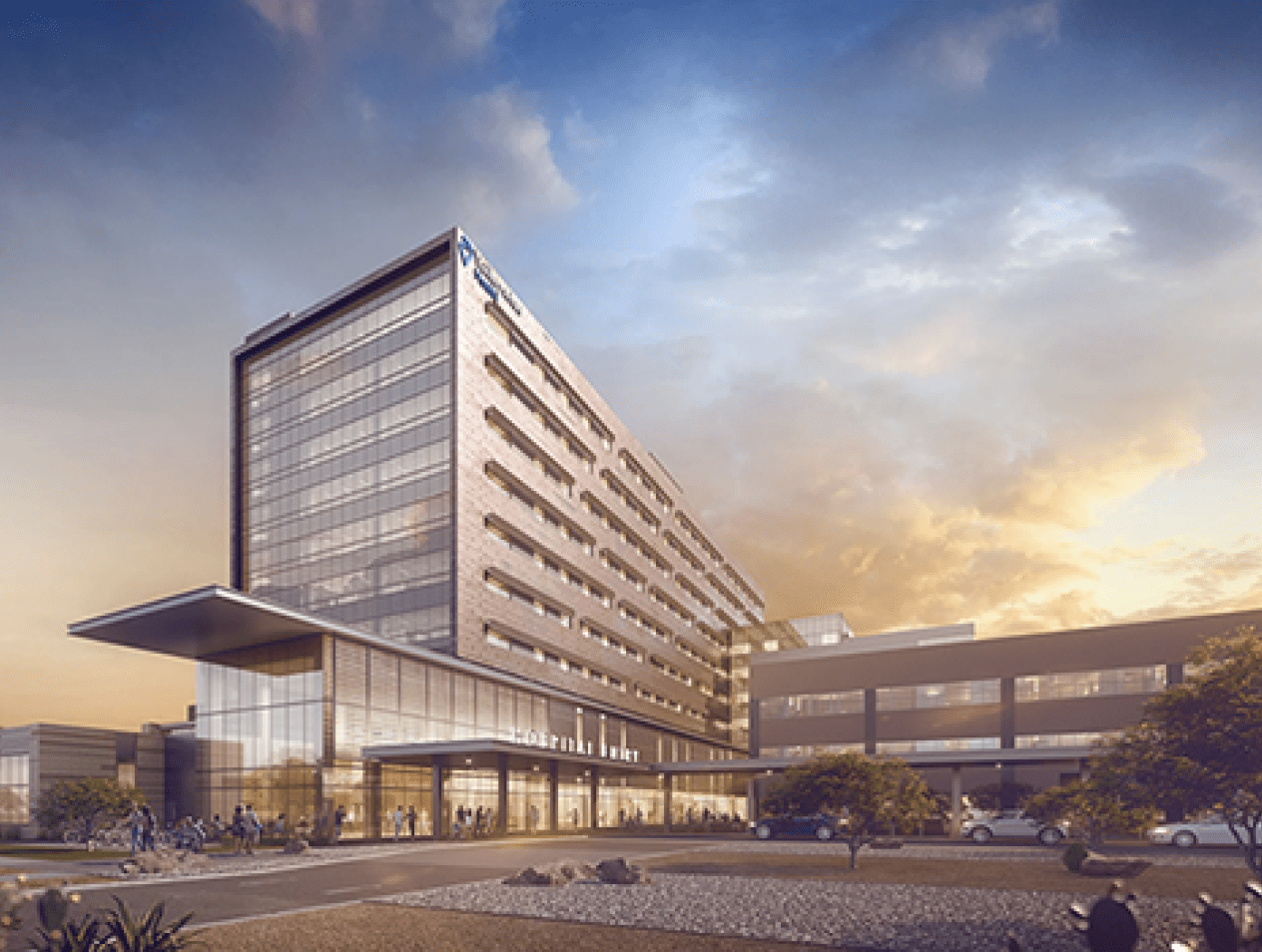 Valleywise Hospital rendering 2023