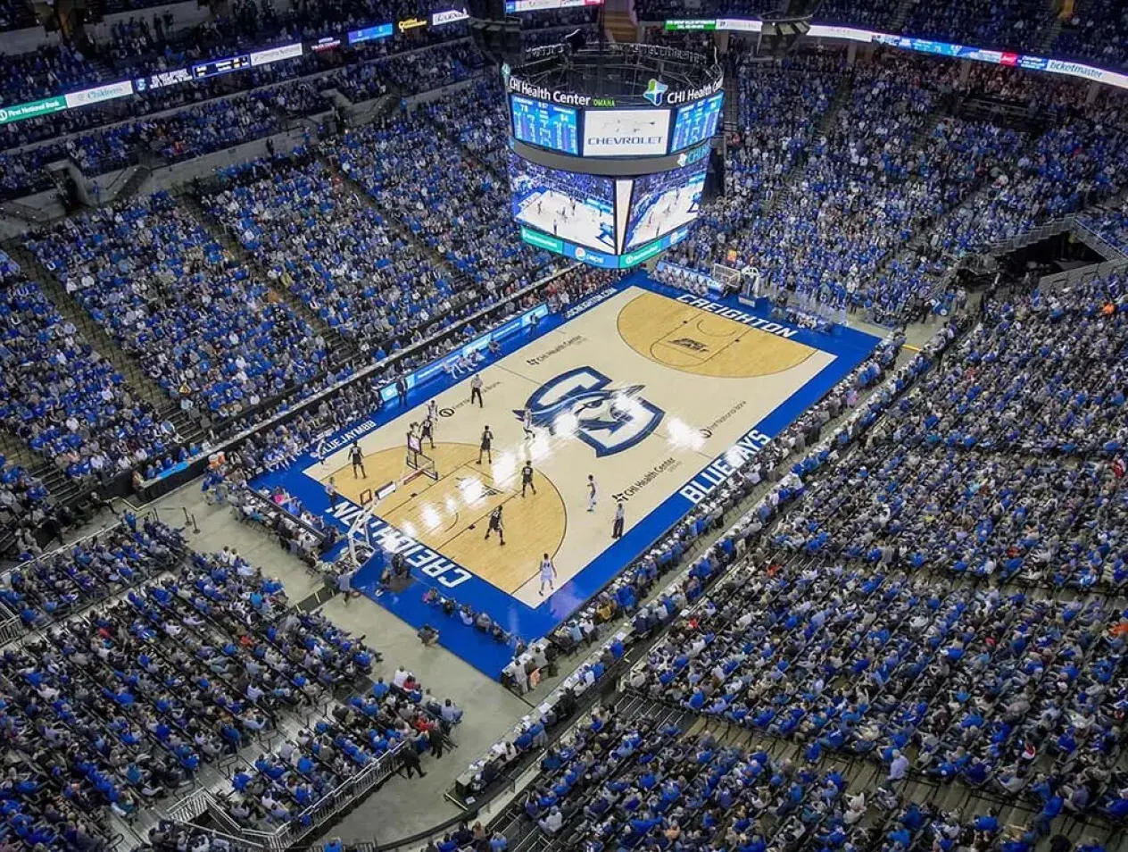 Creighton men's basketball game at CHI Health Center