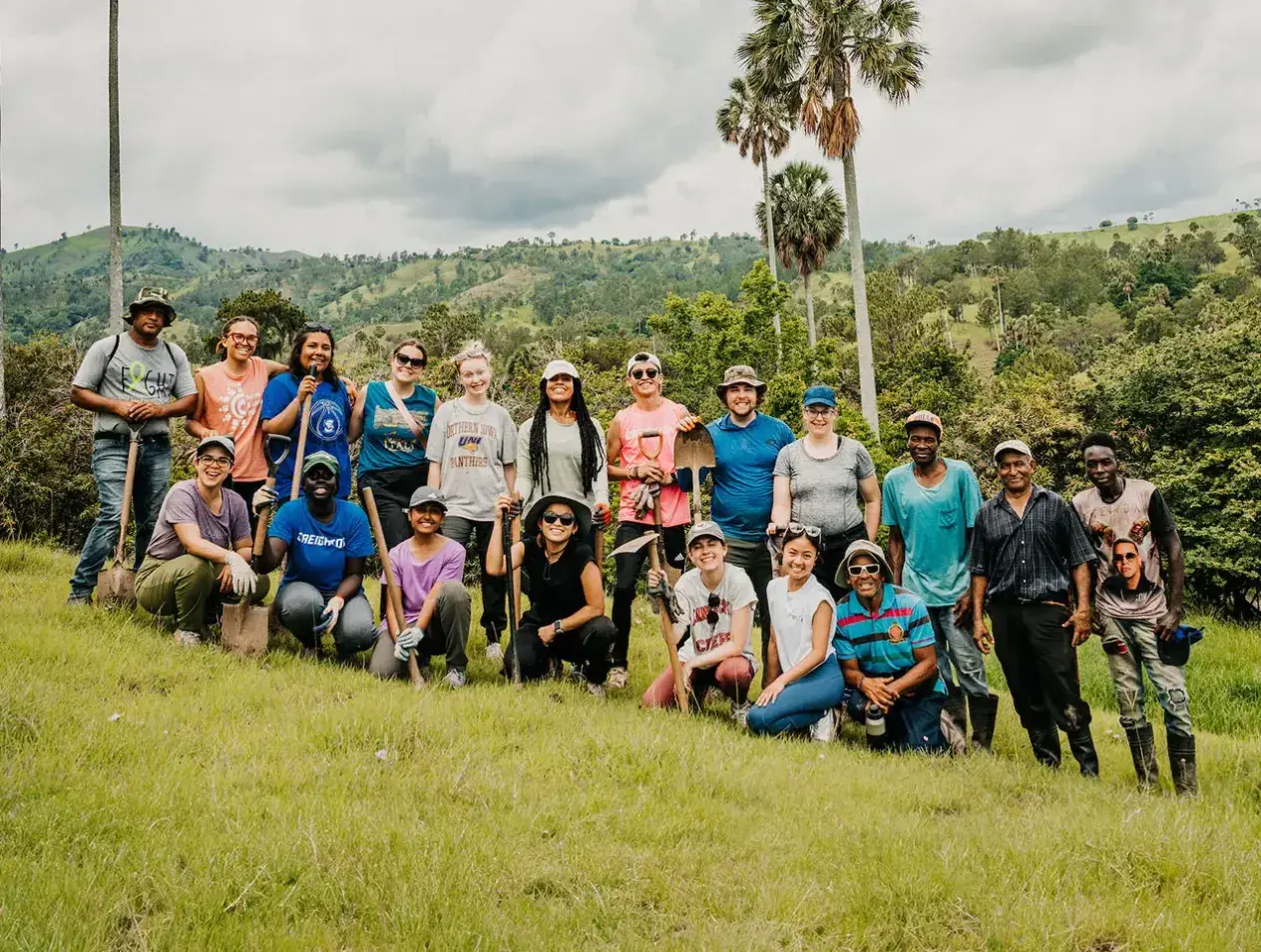 Group photo in Dominican Republic