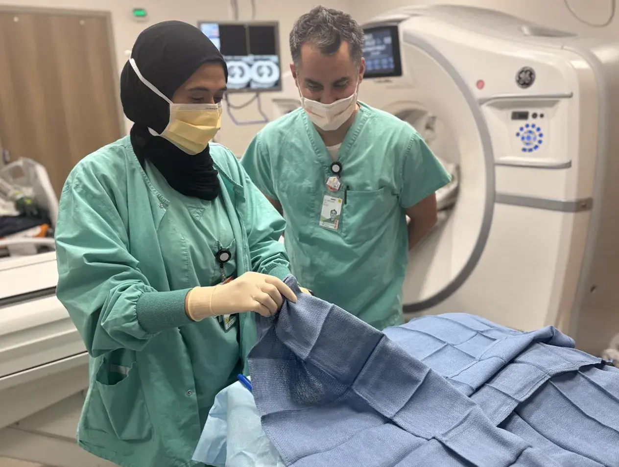 Students in radiology lab