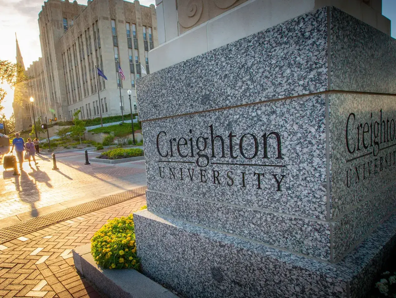 Creighton University statue