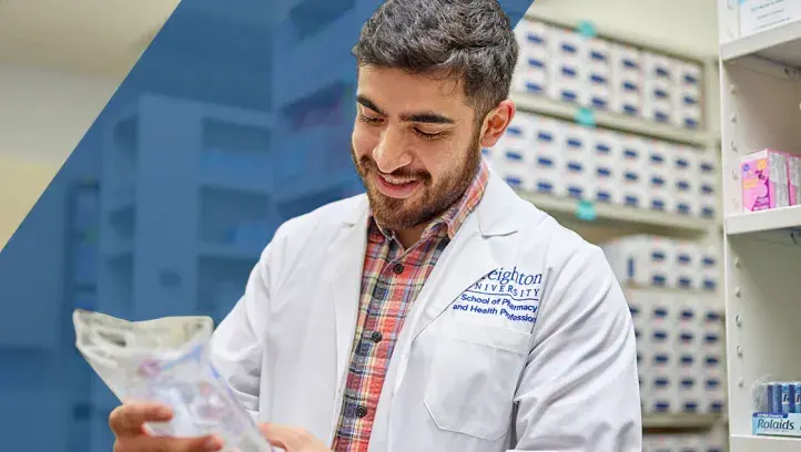 Pharmacist filling orders