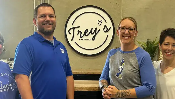 Supporters of online diabetes course pose at Trey's