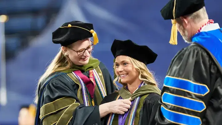 School of Health Professions commencement ceremony.