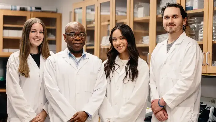 Physics researchers at Creighton