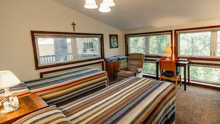 Brebeuf Cabin bedroom