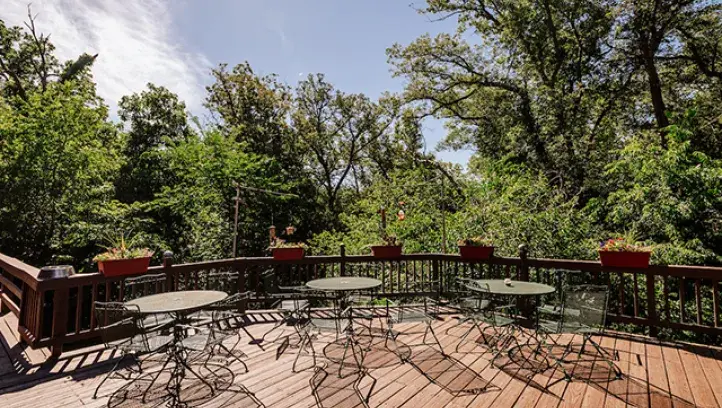 Retreat Center deck area