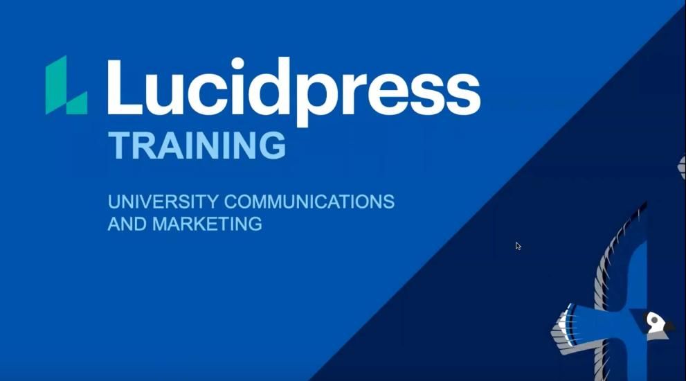 Lucidpress Training Video