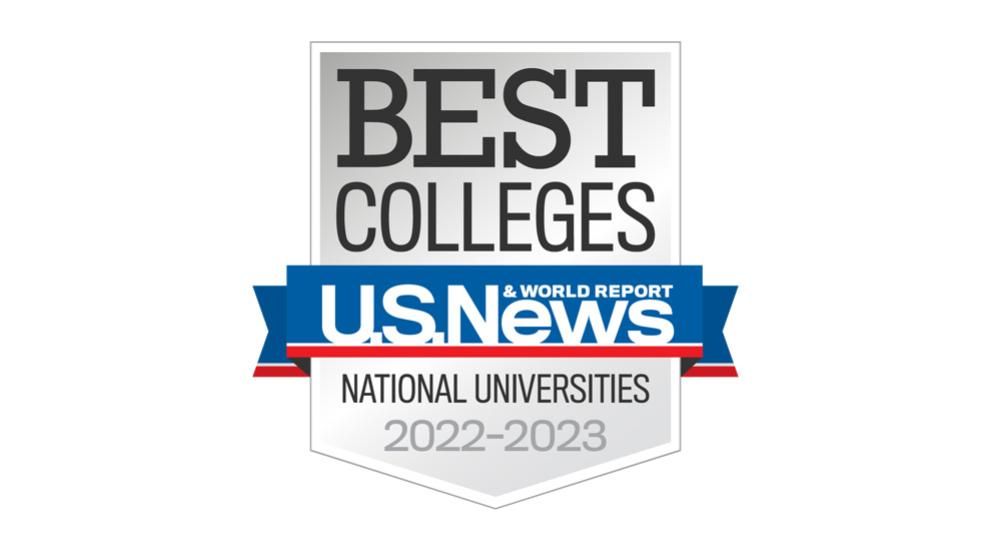 U.S. News National University badge