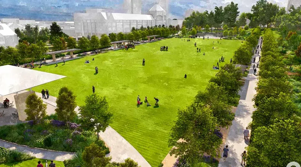 The Creighton Quad architectural rendering