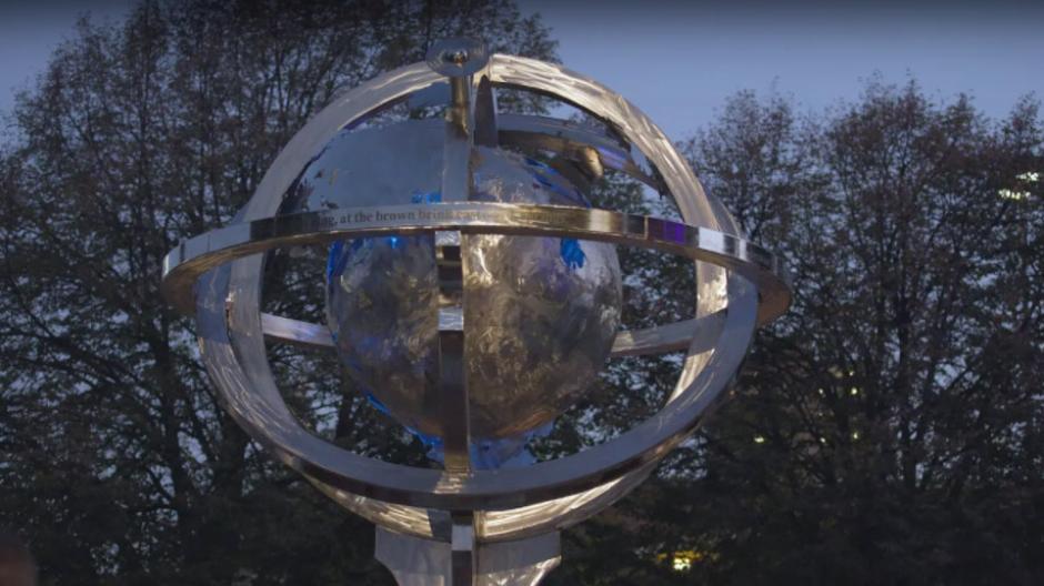 Video thumbnail featuring The Globe sculpture